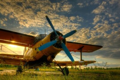 Фотообои для офиса Старый самолет